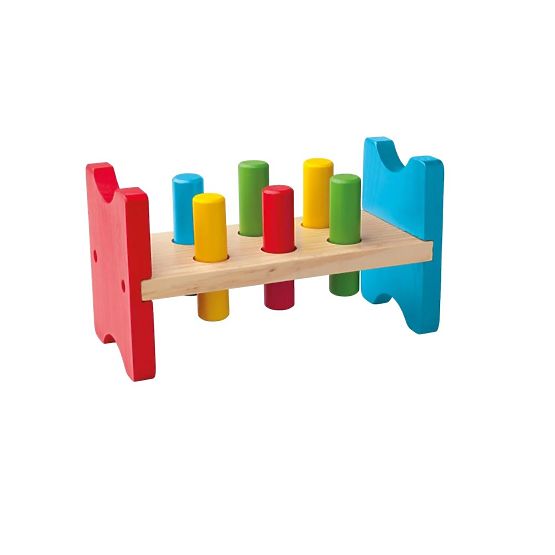 Woody Hammering Bench with Pegs