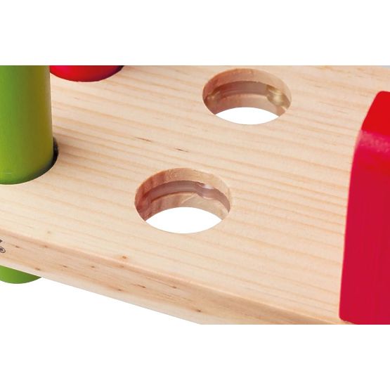 Woody Hammering Bench with Pegs