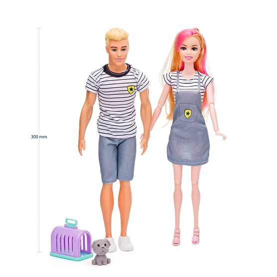 Woodyland Modern Family Doll Set with Animals