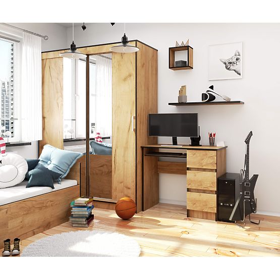 WRITING DESK A-6 CLP CRAFT OAK RIGHT-SIDED