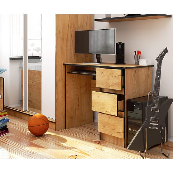 WRITING DESK A-6 CLP CRAFT OAK RIGHT-SIDED