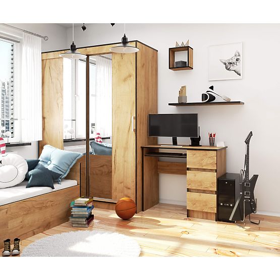 WRITING DESK A-6 CLP CRAFT OAK RIGHT-SIDED