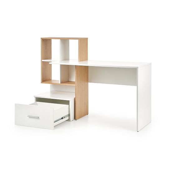 Writing Desk GROSSO - Golden Oak / White