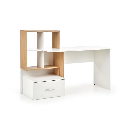 Writing Desk GROSSO - Golden Oak / White
