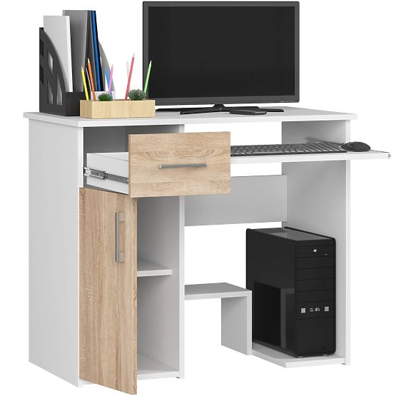 WRITING DESK JAY PK WHITE / SONOMA