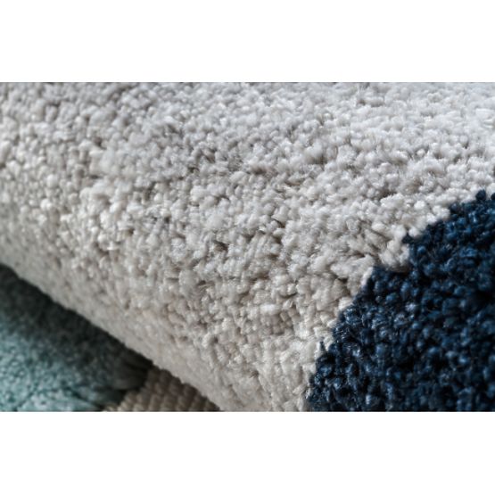 YOYO GD59 Carpet White / Gray - Kitten for Children, Structural, Sensory Fringes