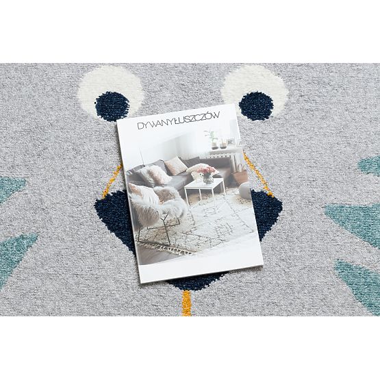 YOYO GD80 Carpet White / Gray - Tiger for Children, Structural, Sensory Fringe