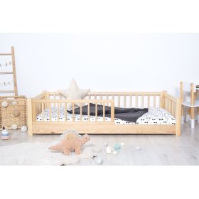 Children's low bed Montessori Ourbaby - natural