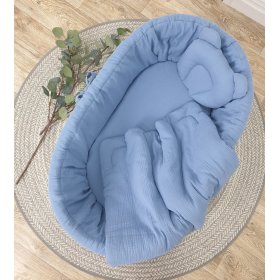Wicker bed linen set - blue, TOLO
