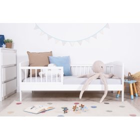 Baby cot Junior white 140x70 cm, Ourbaby