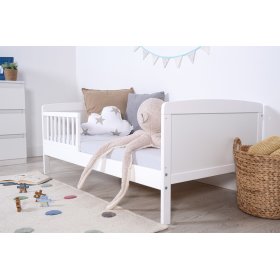 Children's bed Junior white 140x70 cm