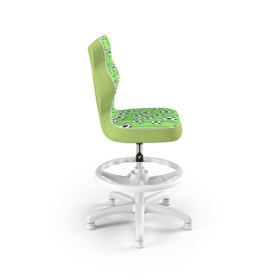 Children's ergonomic desk chair adjusted to a height of 119-142 cm - soccer balls, ENTELO