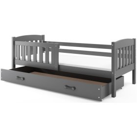 Bed Exclusive grey  for children - grey detail, BMS