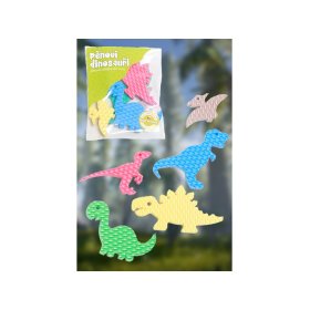 Foam bath stickers - dinosaurs, VYLEN