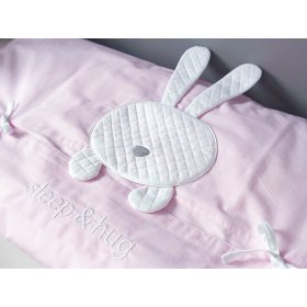 2-Piece Sleep&Hug Baby Cot Bedding Set - Pink, Modenex
