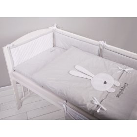 2-Piece Sleep & Hug Baby Cot Bedding Set - Grey