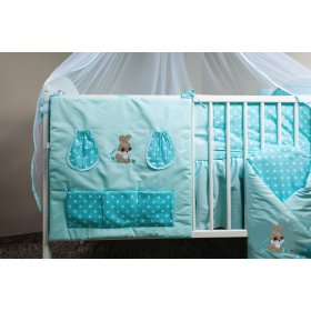 Bedding set for cribs 120x90cm Rabbit turquoise, Ankras