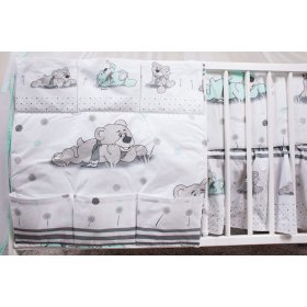 Bedding crib set 120x90 cm Dreamer green, Ankras