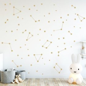 Wall stickers - GOLDEN STARS, Housedecor