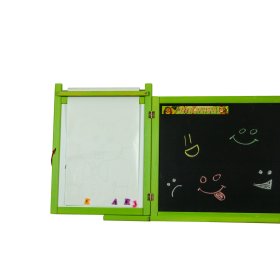 Children's magnetic / chalk board on the wall - green, 3Toys.com
