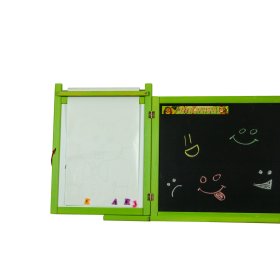 Children's magnetic/chalk board on the wall - green, 3Toys.com