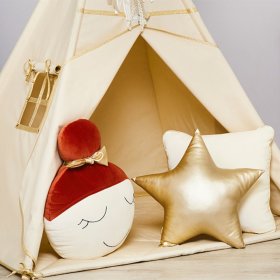 Cushion Star - eco-leather, funwithmum
