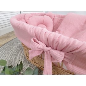 Wicker bed linen set - pink, TOLO