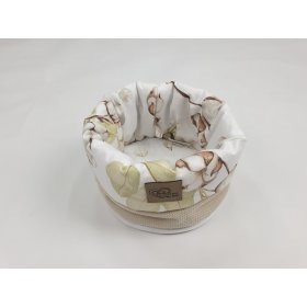 Diaper storage basket - Cotton flowers, TOLO