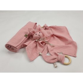 Baby muslin set - pink, TOLO
