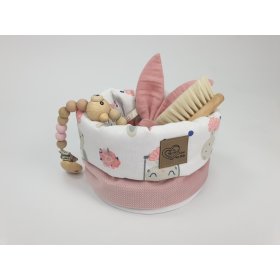 Diaper storage basket - Rabbit
