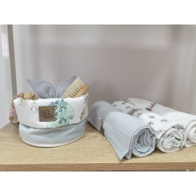 Storage basket for diapers - Hedgehog and friends