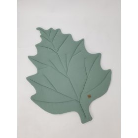 Cotton play mat Leaf - green, TOLO