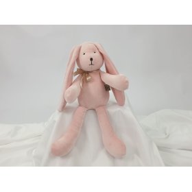 Velor toy Rabbit 35 cm - pink