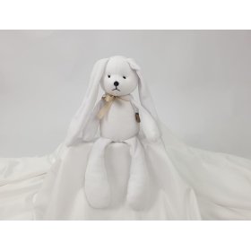 Velor toy Rabbit 35 cm - white, TOLO