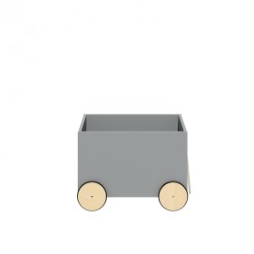 Lotti Gray wheeled storage box