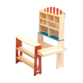 Children's wooden trade stand , Lelin