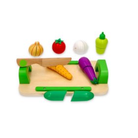 Wooden vegetables for cutting