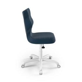 Ergonomic desk chair adjusted to a height of 146-176.5 cm - navy blue, ENTELO