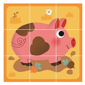 2Kids Toys Wooden Blocks Farm, 2Kids Toys