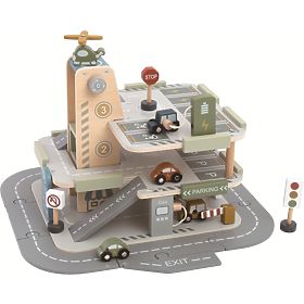 2Kids Toys Wooden Garage with Road