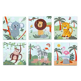 2Kids Toys Wooden Safari Blocks