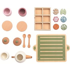 2Kids Toys Wooden Tea Set