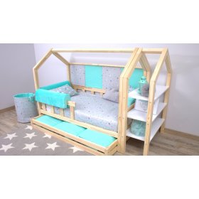 Foam bed rail Ourbaby - light mint