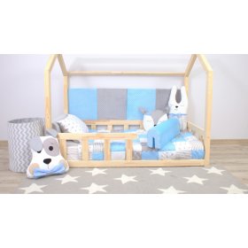 Foam bed rail Ourbaby - light gray