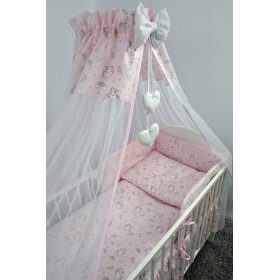 Crib canopy Pony - pink, Ankras