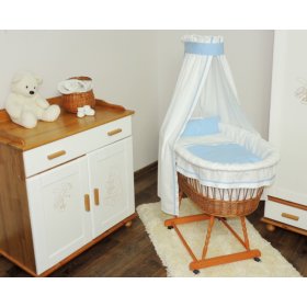 wicker cot