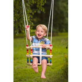 Colored wooden swing up to 30 kg, Woodyland Woody