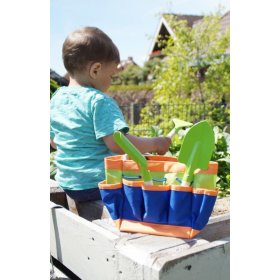 Gardening tools in a bag