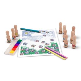 Melissa & Doug - wooden stamps in a box