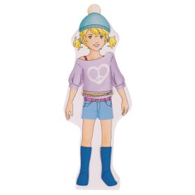 Magnetic puzzle - dressing doll